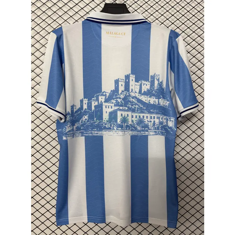 Camiseta Málaga CF 2026/2027 Retro Azul/Blanco