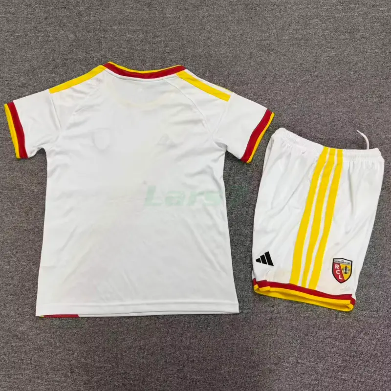 Camiseta RC Lens 3ª Equipación 2026/2027 Blanco/Rojo/Amarillo Niño Kit
