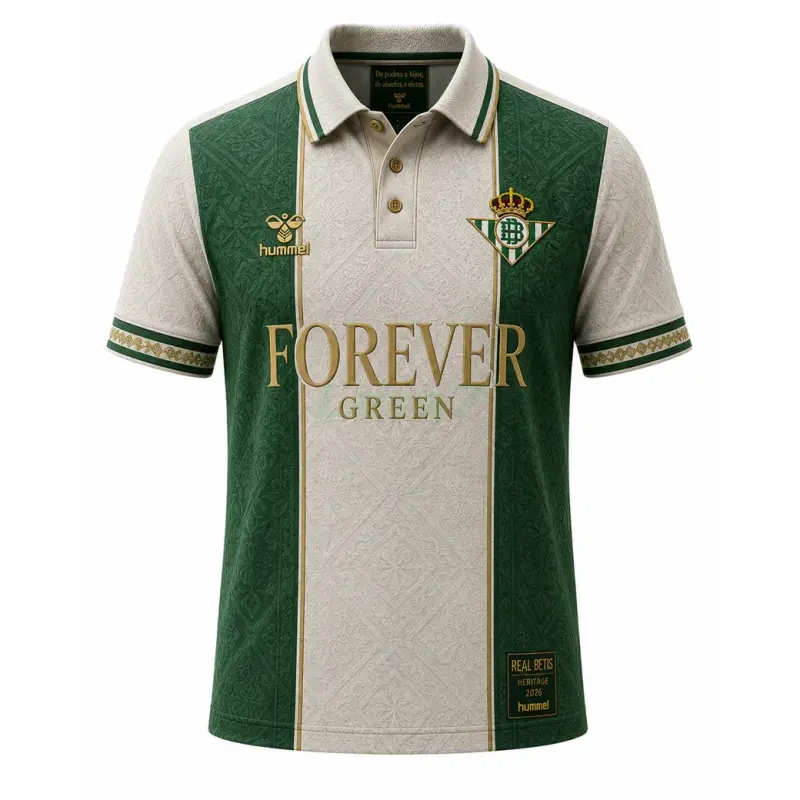 Camiseta Real Betis 2026/2027 Eleven Archive Retro Verde/Blanco