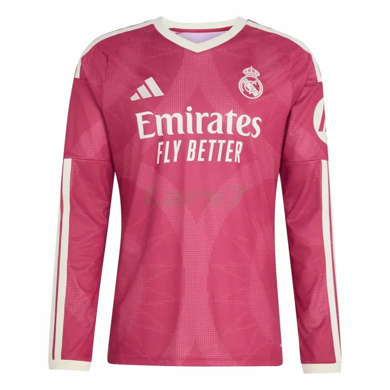Camiseta Real Madrid 3ª Equipación 2026/2027 ML Rosa con Parche HP