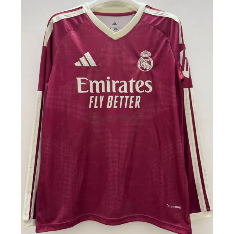 Camiseta Real Madrid 3ª Equipación 2026/2027 ML Rosa con Parche HP