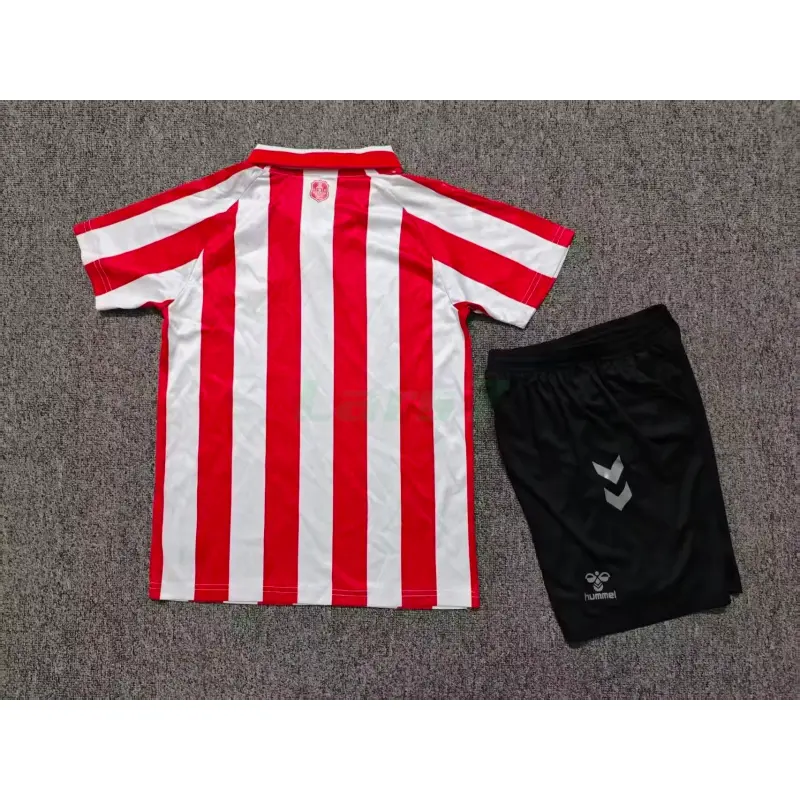 Camiseta Sunderland AFC 1ª Equipación 2026/2027 Rojo/Blanco Niño Kit