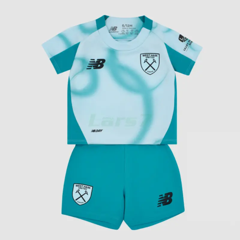 Camiseta West Ham United 3ª Equipación 2026/2027 Azul Niño Kit
