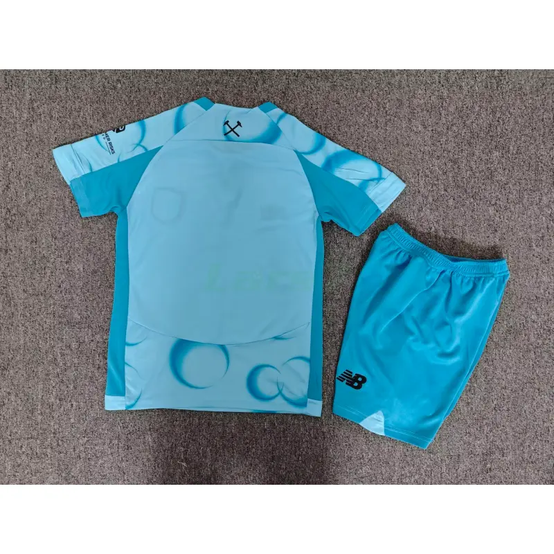Camiseta West Ham United 3ª Equipación 2026/2027 Azul Niño Kit