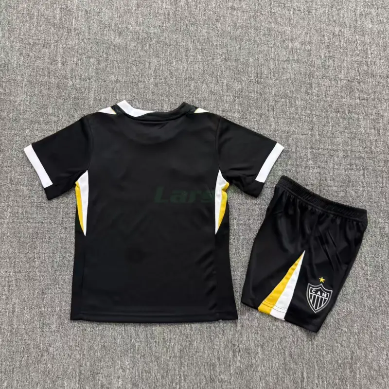Camiseta Atlético Mineiro 1ª Equipación 2026/2027 Negro/Blanco Niño Kit