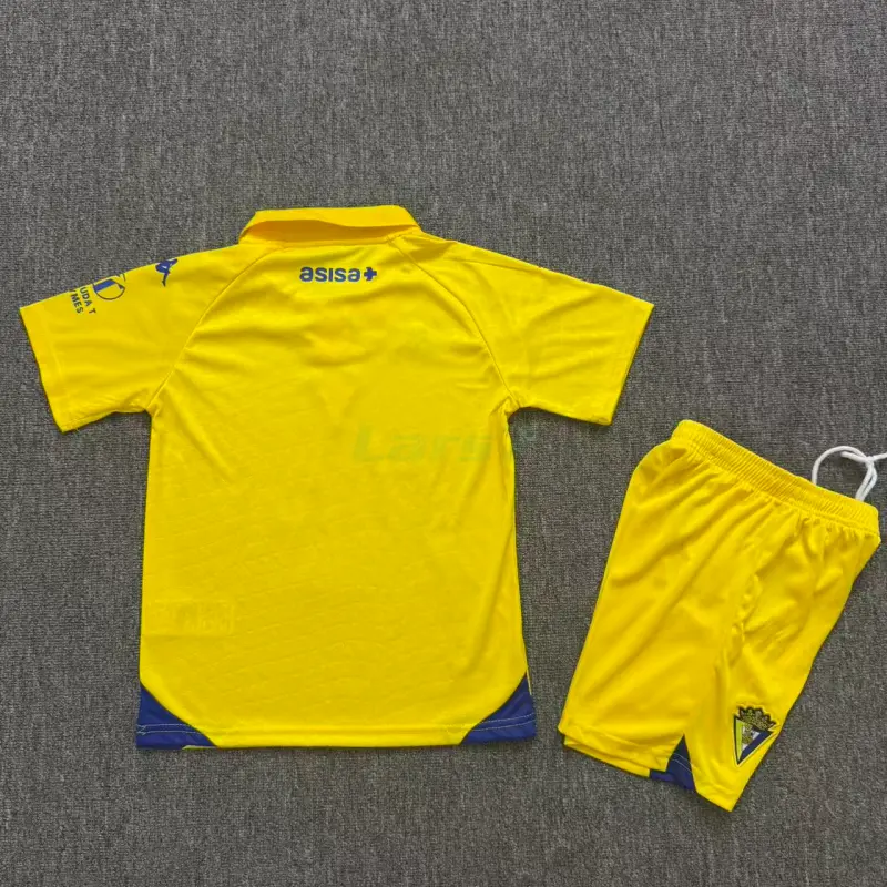 Camiseta Cadiz 1ª Equipación 2026/2027 Amarillo Niño Kit