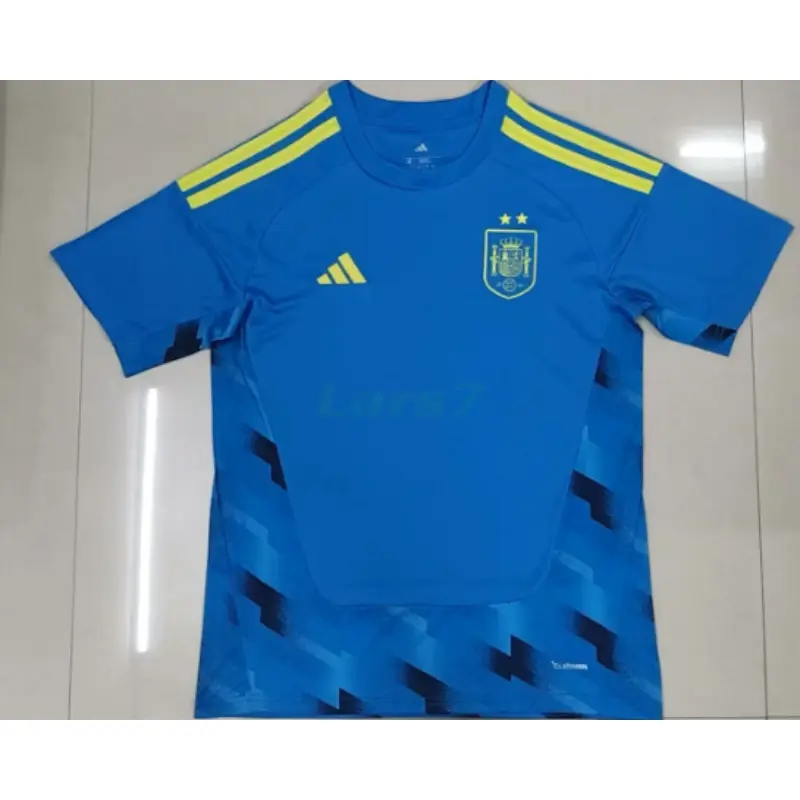 Camiseta de Portero España 1ª Equipación Mundial 2026 Azul 2 Estrellas