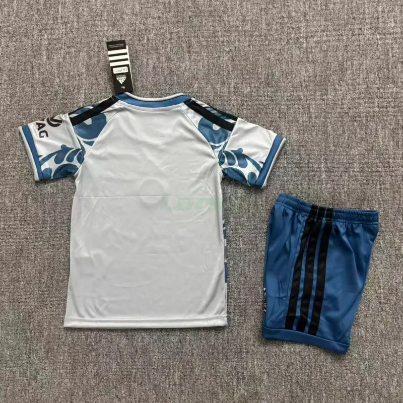 Camiseta Eintracht Fráncfort 3ª Equipación 2026/2027 Gris/Azul Niño Kit