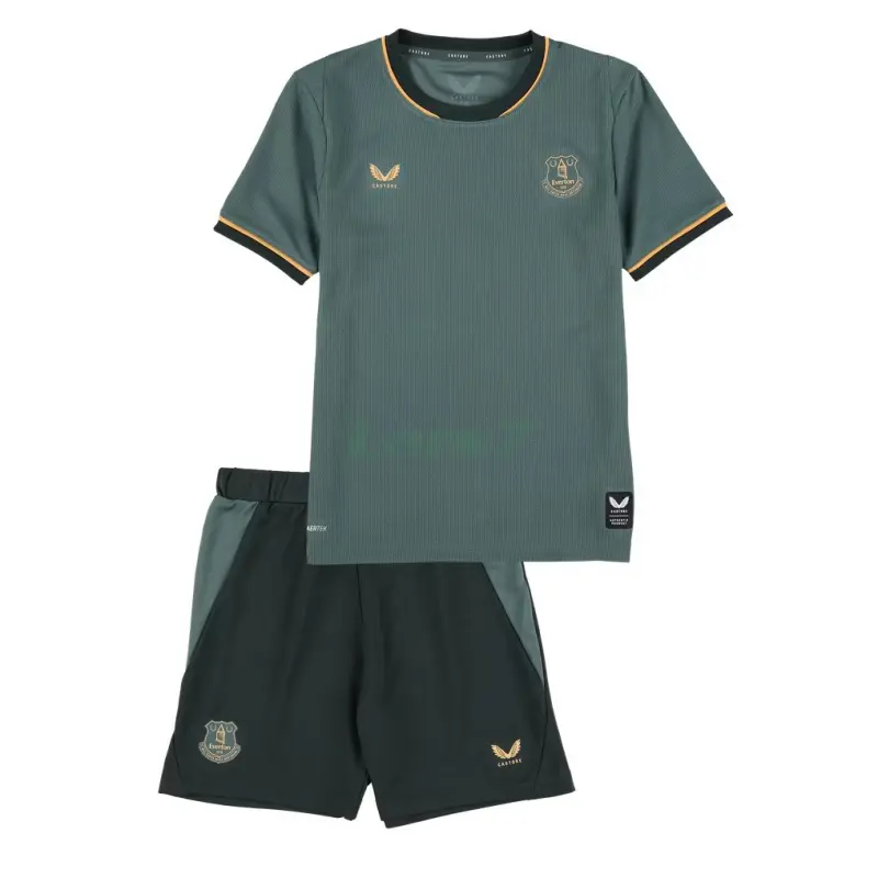 Camiseta Everton FC 3ª Equipación 2026/2027 Verde Niño Kit