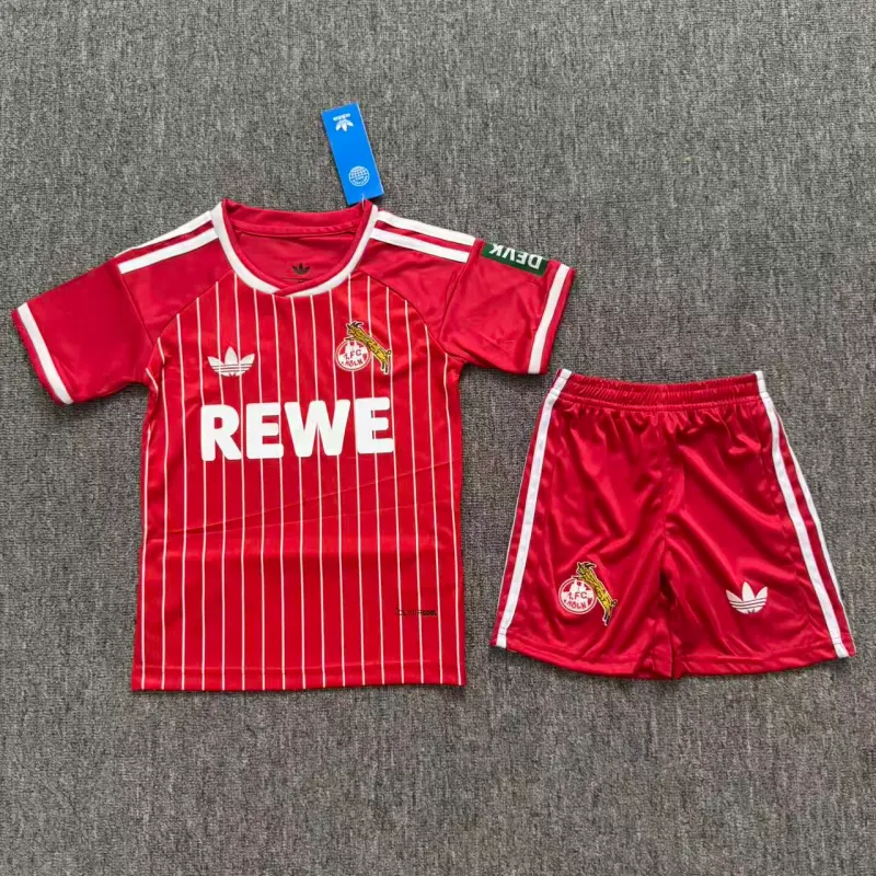 Camiseta FC Köln 2ª Equipación 2026/2027 Rojo Niño Kit