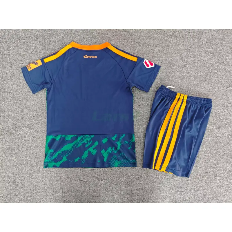 Camiseta Granada 2ª Equipación 2026/2027 Azul/Verde Niño Kit con Parche La Liga