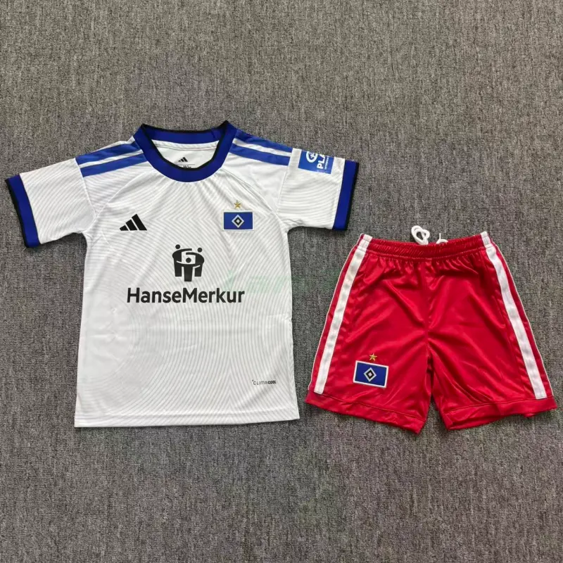 Camiseta Hamburger SV 1ª Equipación 2026/2027 Blanco Niño Kit