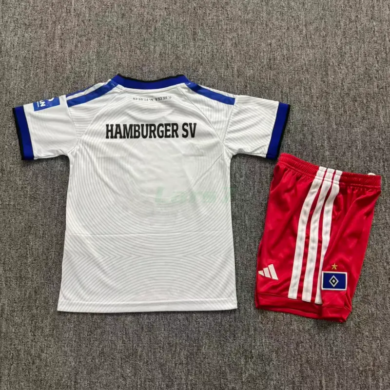 Camiseta Hamburger SV 1ª Equipación 2026/2027 Blanco Niño Kit