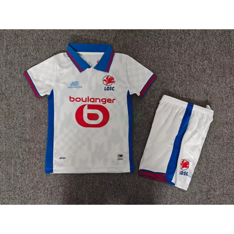 Camiseta Lille OSC 2ª Equipación 2026/2027 Blanco Niño Kit