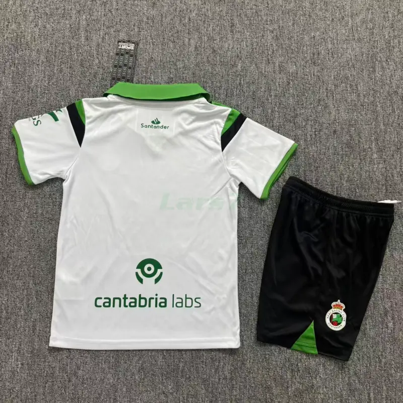 Camiseta Racing de Santander 1ª Equipación 2026/2027 Blanco Niño Kit
