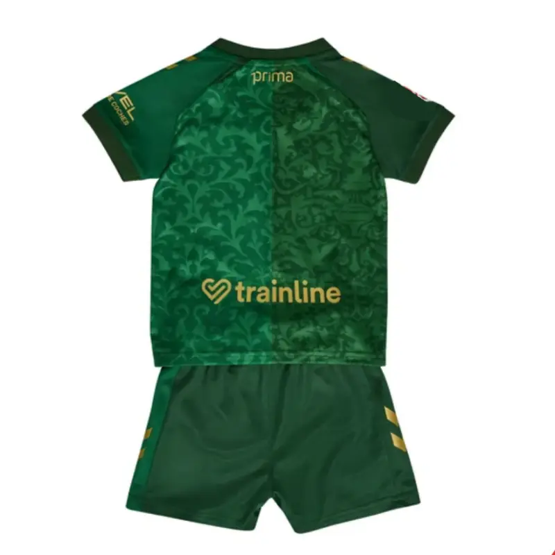 Camiseta Real Betis 2ª Equipación 2026/2027 Verde Niño Kit con Publicidad de La Liga