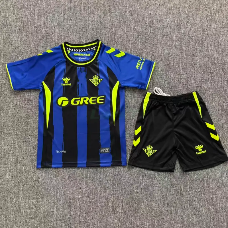 Camiseta Real Betis 3ª Equipación 2026/2027 Azul/Negro Niño Kit