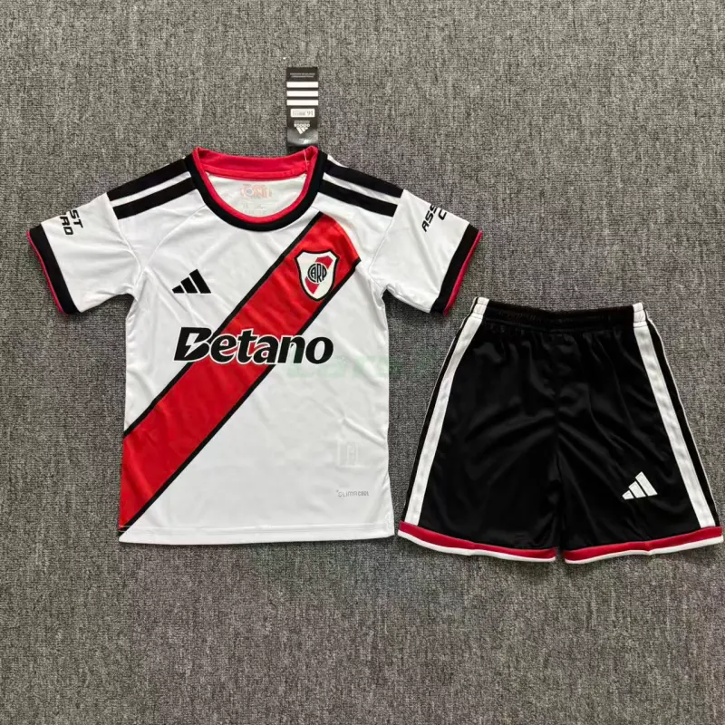 Camiseta River Plate 1ª Equipación 2026/2027 Blanco Niño Kit
