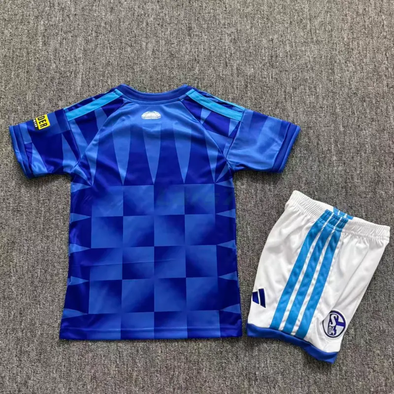 Camiseta Schalke 04 1ª Equipación 2026/2027 Azul Niño Kit