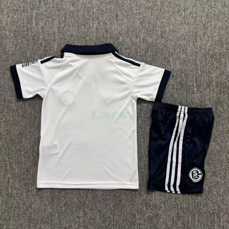 Camiseta Schalke 04 2ª Equipación 2026/2027 Blanco Niño Kit