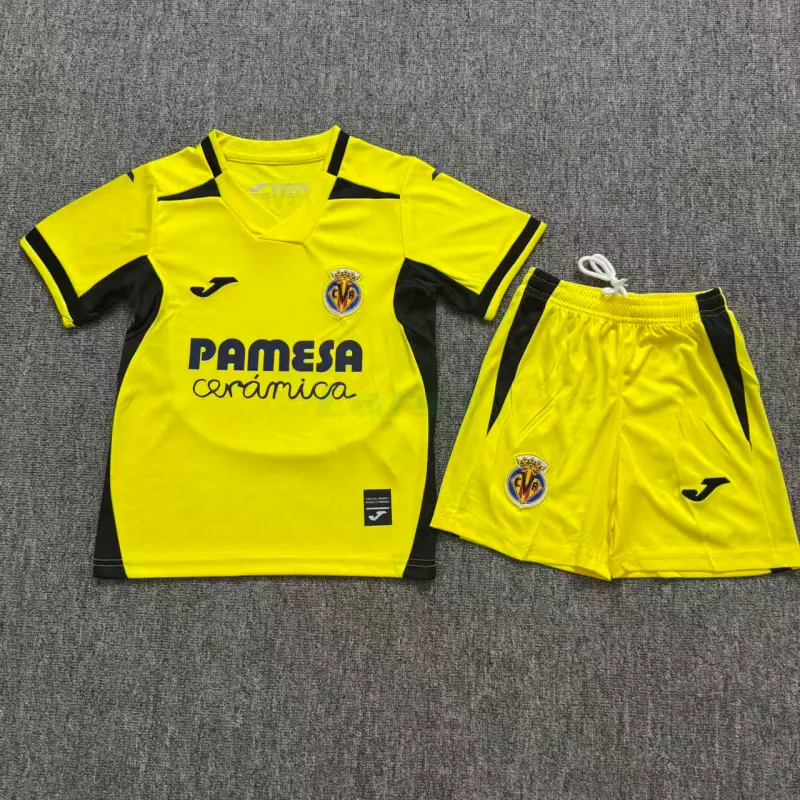 Camiseta Villarreal 1ª Equipación 2026/2027 Amarillo Niño Kit