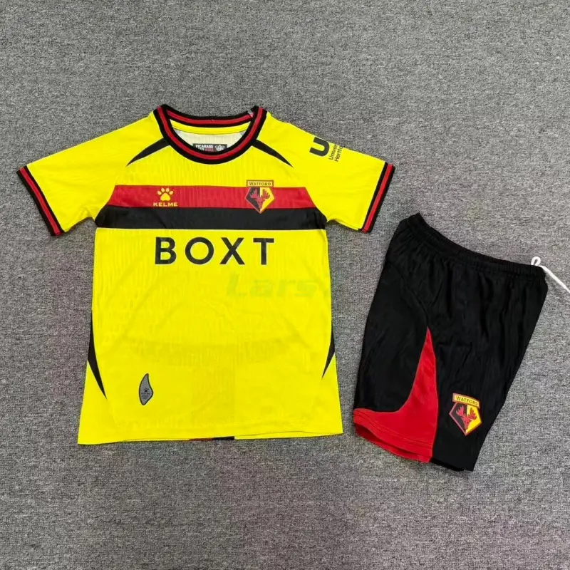 Camiseta Watford 1ª Equipación 2026/2027 Amarillo Niño Kit