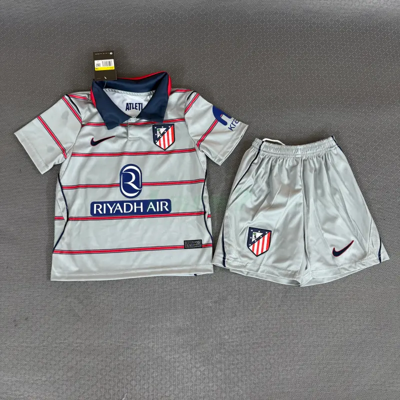 Camiseta Atlético de Madrid 3ª Equipación 2026/2027 Gris Niño Kit