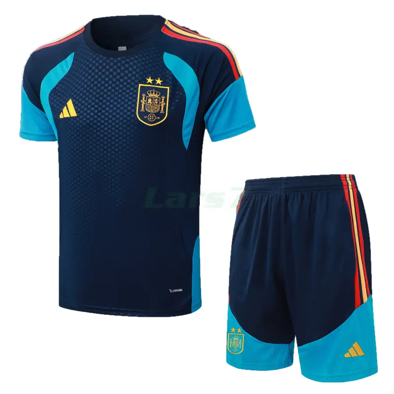 Camiseta de Entrenamiento España 2026 Kit Azul Marino 2 Estrellas