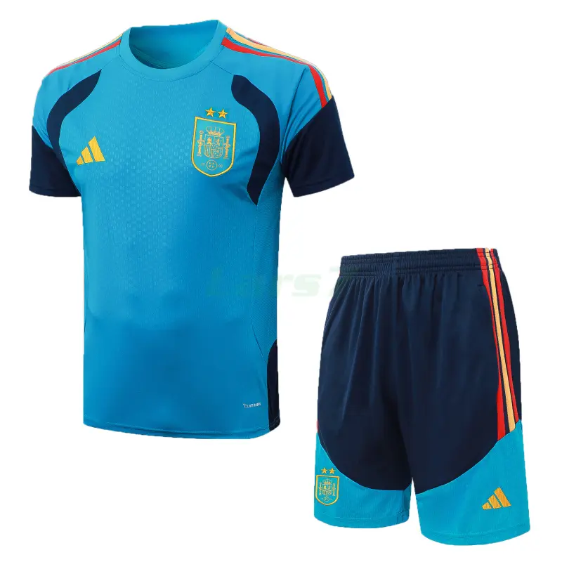 Camiseta de Entrenamiento España 2026 Kit Azul Real 2 Estrellas