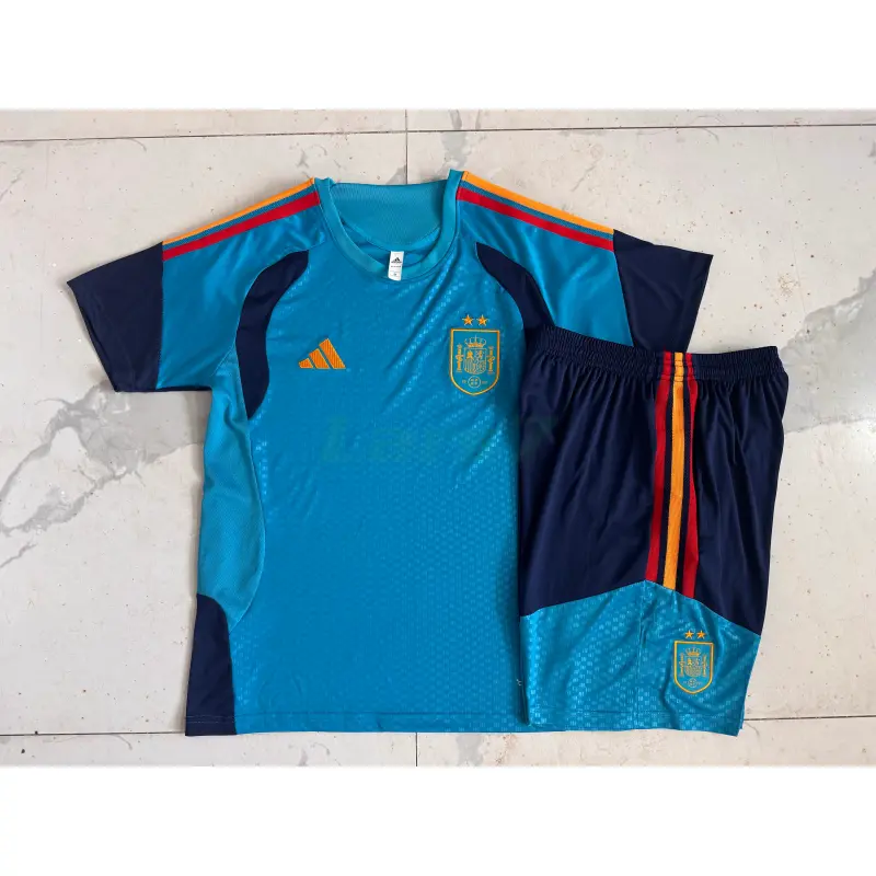 Camiseta de Entrenamiento España 2026 Kit Azul Real 2 Estrellas