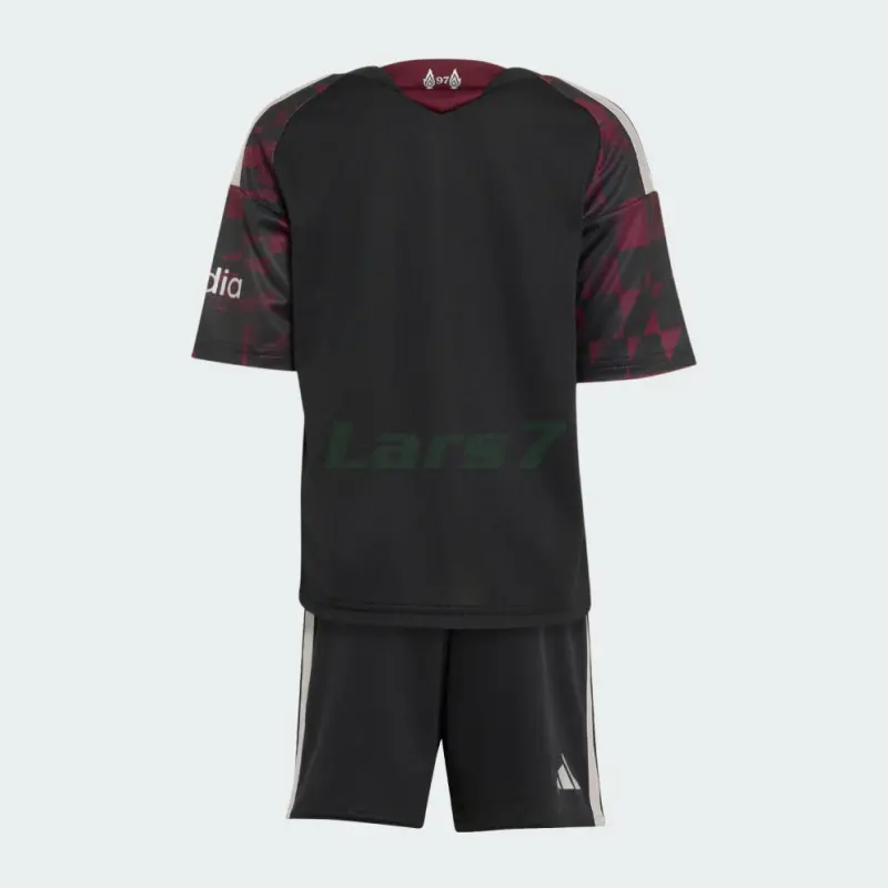 Camiseta Liverpool 3ª Equipación 2026/2027 Negro/Rojo Oscuro Niño Kit