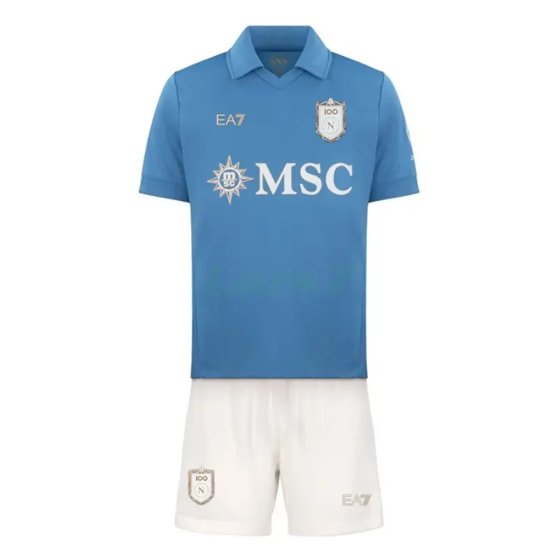Camiseta Napoli 1ª Equipación 2026/2027 Azul Niño Kit