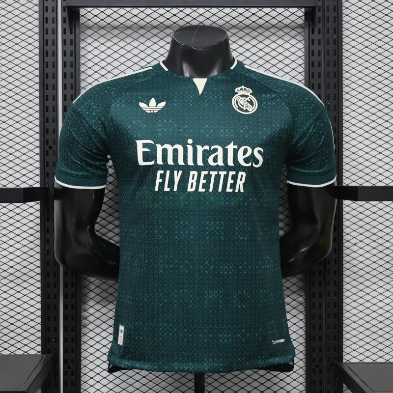Camiseta Real Madrid 2ª Equipación 2026/2027 Verde Oscuro (EDICIÓN JUGADOR)