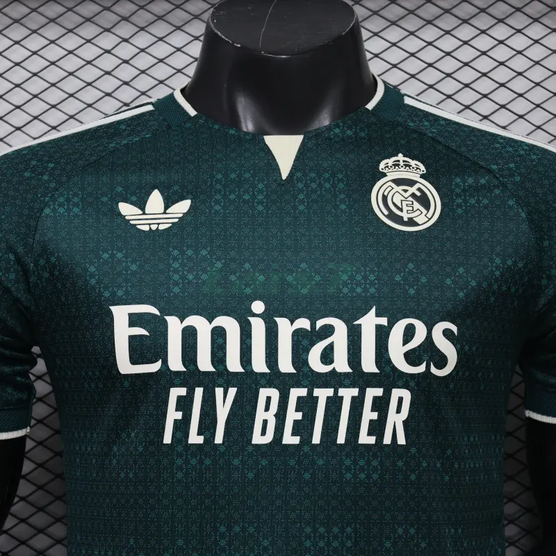 Camiseta Real Madrid 2ª Equipación 2026/2027 Verde Oscuro (EDICIÓN JUGADOR)