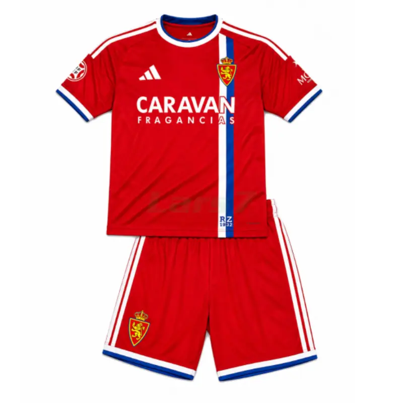 Camiseta Real Zaragoza 2ª Equipación 2026/2027 Rojo Niño Kit