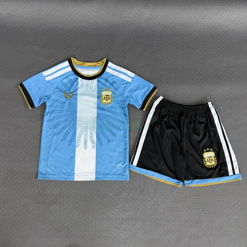 Camiseta Argentina 2026 Messi Edición Despedida Niño Kit
