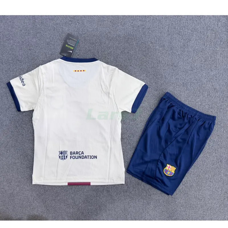 Camiseta Barcelona 4ª Equipación 2026/2027 Beige Niño Kit