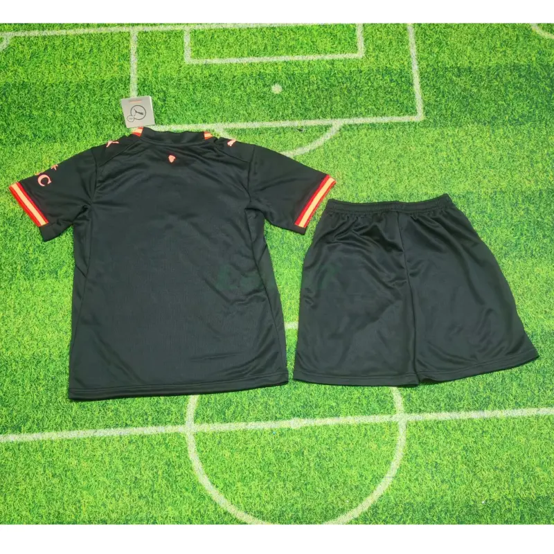 Camiseta AC Milan 3ª Equipación 2026/2027 Negro Niño Kit