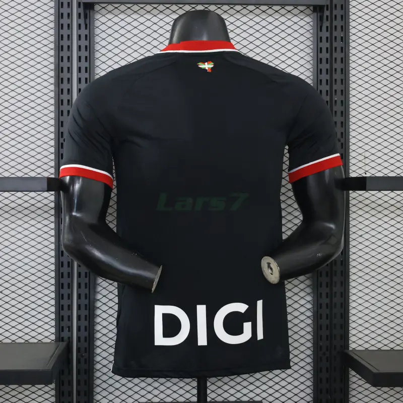 Camiseta Athletic de Bilbao 2ª Equipación 2026/2027 Negro (EDICIÓN JUGADOR)