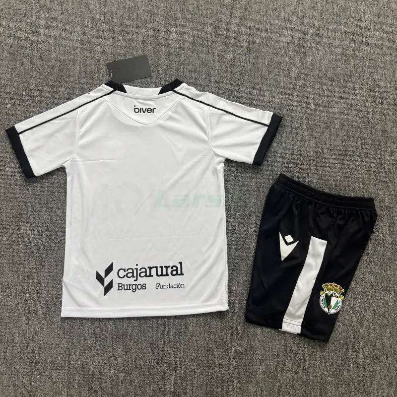 Camiseta Burgos CF 1ª Equipación 2026/2027 Blanco Niño Kit