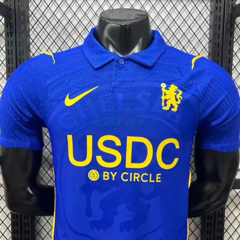 Camiseta Chelsea 1ª Equipación 2026/2027 Azul con Patrocinador (EDICIÓN JUGADOR)