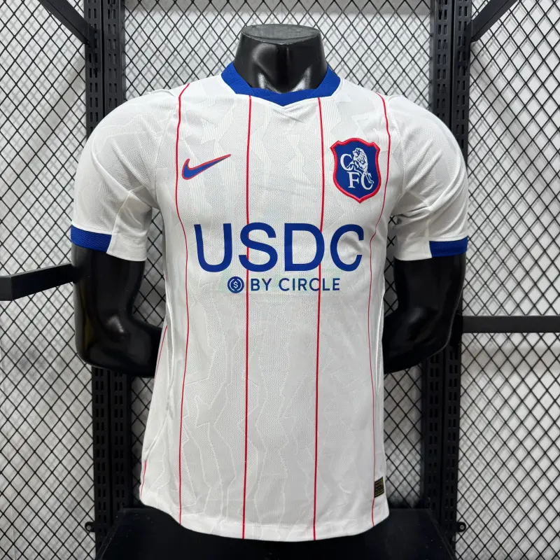Camiseta Chelsea 3ª Equipación 2026/2027 Blanco con Patrocinador (EDICIÓN JUGADOR)