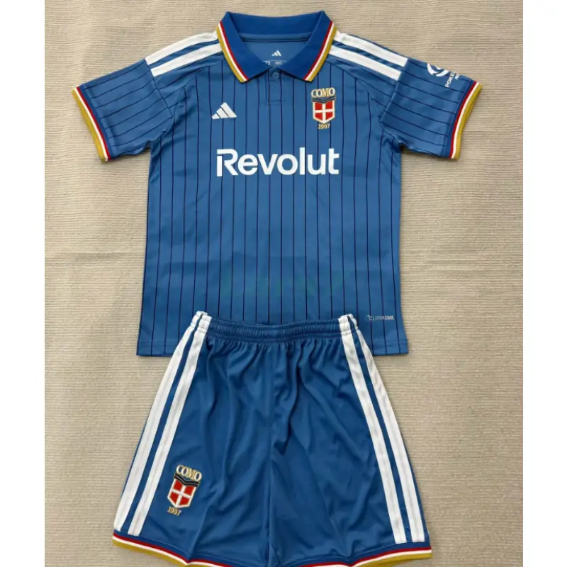 Camiseta Como 1907 1ª Equipación 2026/2027 Azul Niño Kit