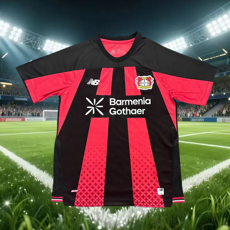 Camiseta Leverkusen 1ª Equipación 2026/2027 Rojo/Negro