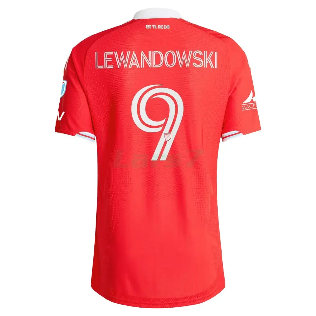 Camiseta Lewandowski 9 Chicago Fire 1ª Equipación 2026/2027 Rojo
