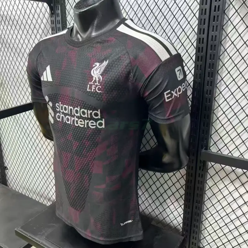Camiseta Liverpool 3ª Equipación 2026/2027 Negro/Rojo Oscuro (EDICIÓN JUGADOR)