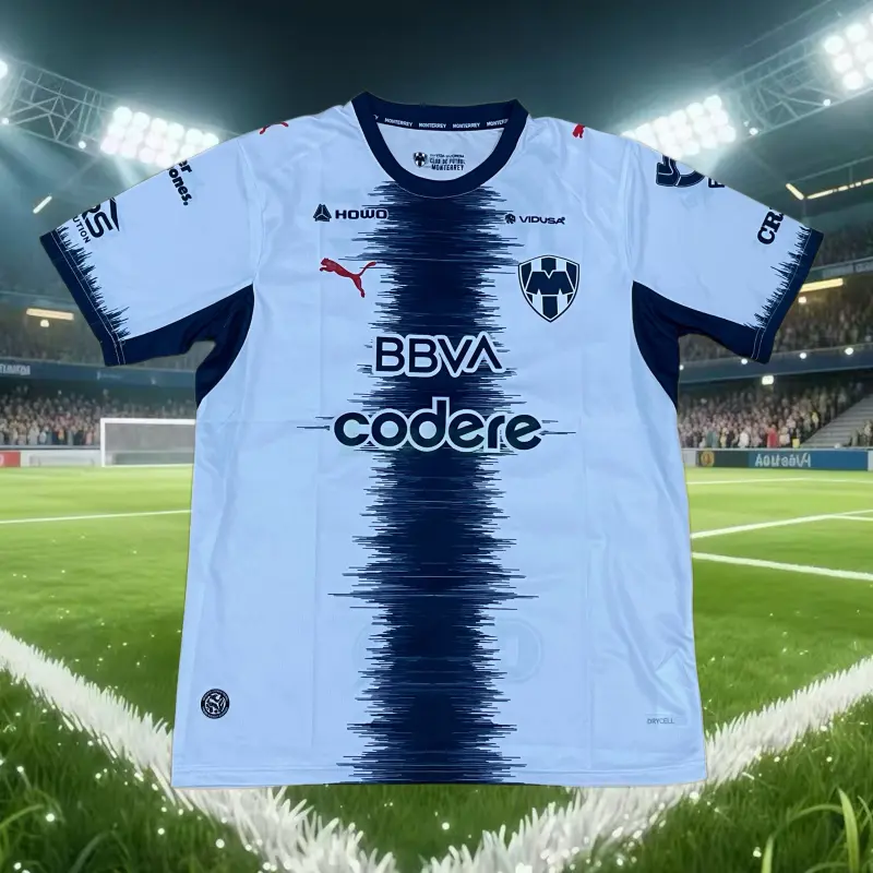 Camiseta Monterrey 2ª Equipación 2026/2027 Blanco/Azul Marino