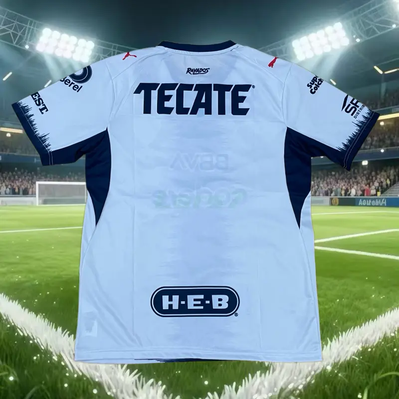 Camiseta Monterrey 2ª Equipación 2026/2027 Blanco/Azul Marino