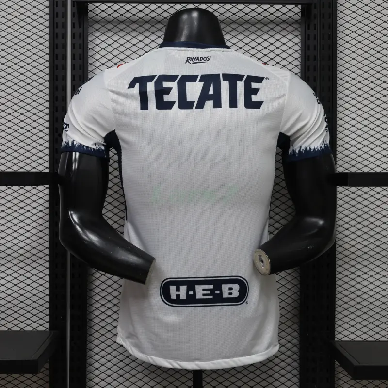 Camiseta Monterrey 2ª Equipación 2026/2027 Blanco/Azul Marino (EDICIÓN JUGADOR)