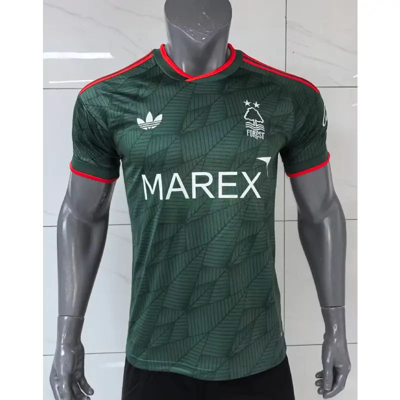 Camiseta Nottingham Forest 2ª Equipación 2026/2027 Verde Oscuro (EDICIÓN JUGADOR)